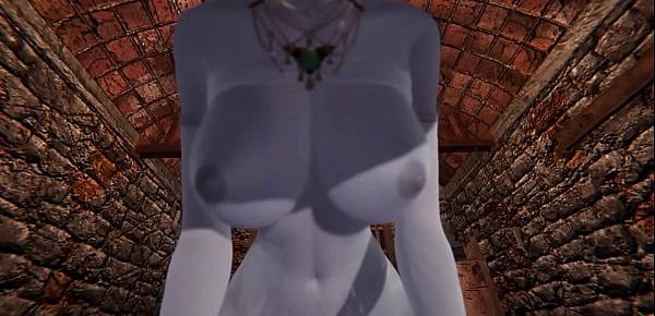  POV fucking the hot vampire milf Lady Dimitrescu in a sex dungeon. Resident Evil Village 3D Hentai.